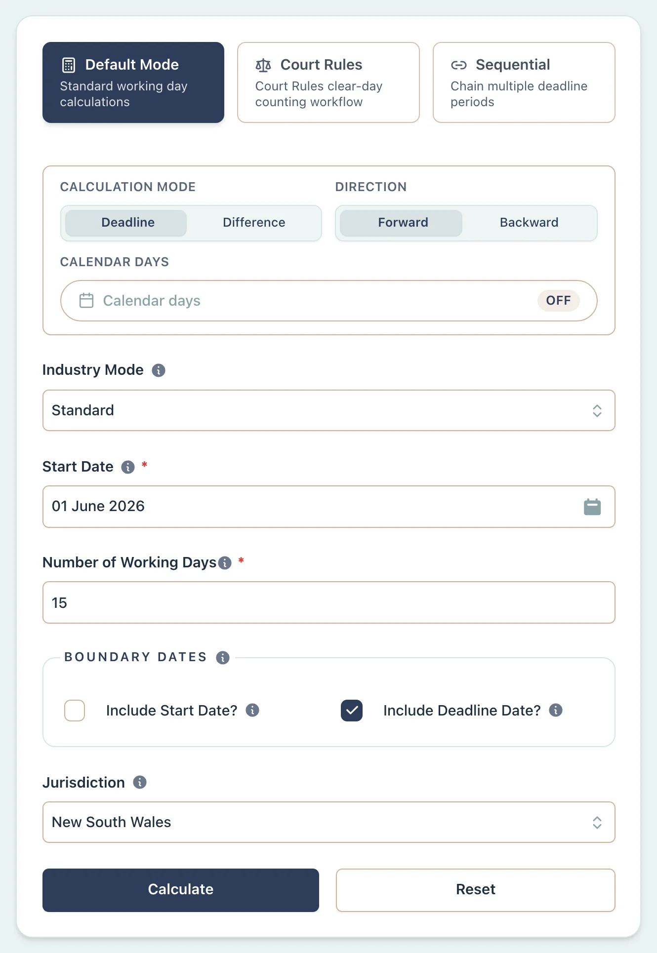 Multi-state King's Birthday scenario setup